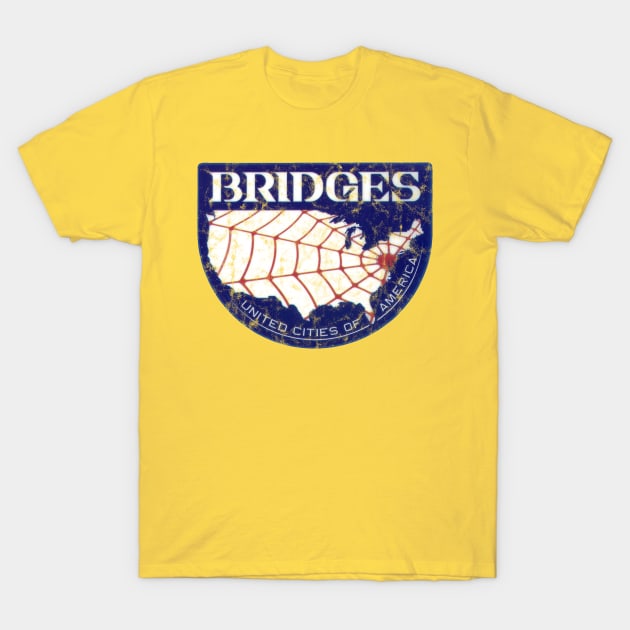 Death Stranding Sam Porter Bridges Badge T-Shirt by StebopDesigns